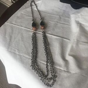 $10 ea or 3/$20. Double Chain Long Necklace